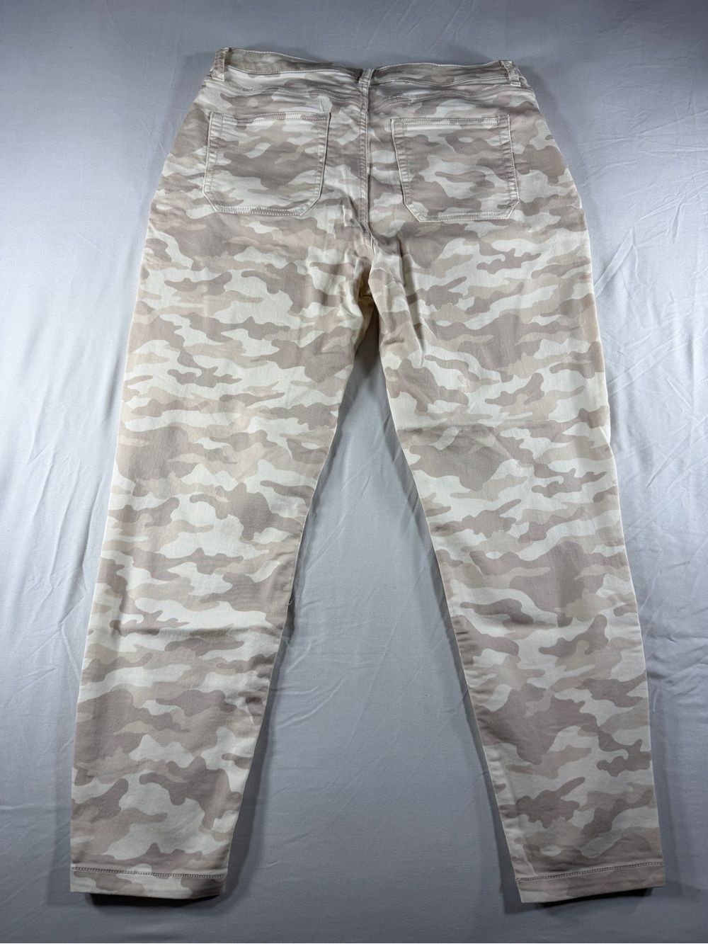 Knox Rose Mid Rise Ankle Pants Stretch Women’s Size 14 Natural Camo - Picture 5 of 7